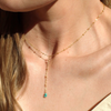 Della Turquoise Lariat Necklace