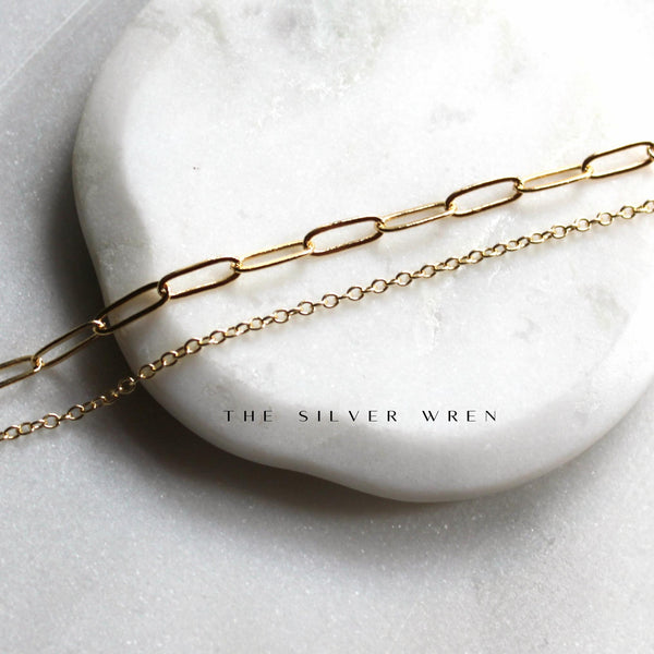 未使用 MARA MCS Chain Anklet Mara 14K Gold Anklet – Brook & York