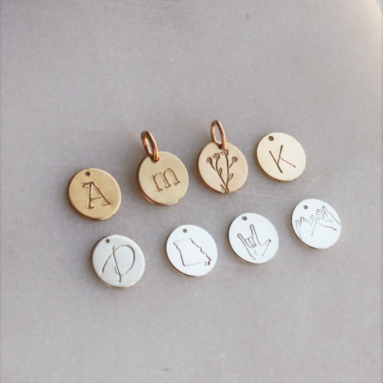 13mm Personalized Disc Add On Charm