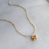 Pave Gold Bow Necklace