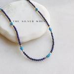 Natural Lapis and Turquoise Necklace