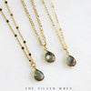 Lupe Labradorite Drop Necklace