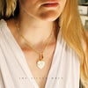 Carabiner Pearl Pendant Necklace