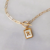 Rory Toggle Initial Necklace
