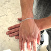 Men's 5mm Sterling Silver Curb Chain Bracelet