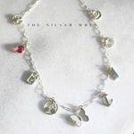 Evie Silver Charm Necklace