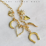 Gold Multi Charm Necklace