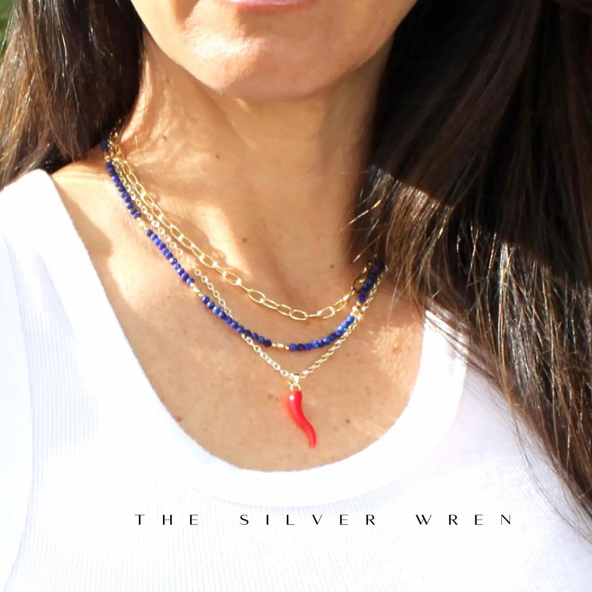 Pepper Pendant Charm Necklace