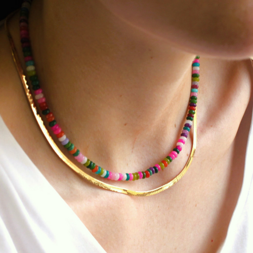 Callyn Multi Beaded Necklace