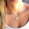 Mother of Pearl & Gold Pendant Necklace