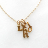 Emory Letter Necklace