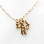 Emory Letter Necklace