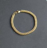 Men's 6mm Curb Chain Gold Bracelet