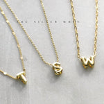 Slide Letter Initial Necklace