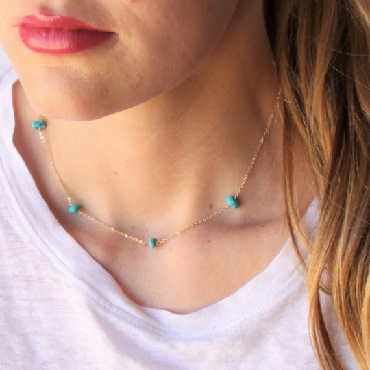 Cove Natural Turquoise Necklace