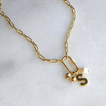 Goldie Carabiner Charm Necklace