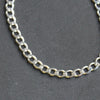 Men's 5mm Sterling Silver Curb Chain Bracelet