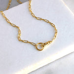 Gold Hand Pendant Necklace