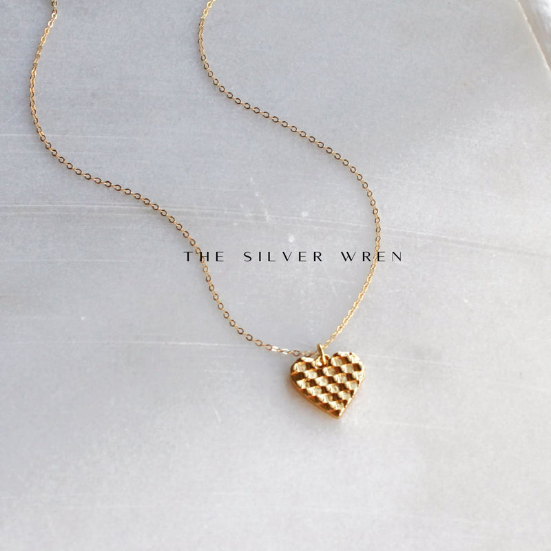 Luella Gold Heart Pendant Necklace