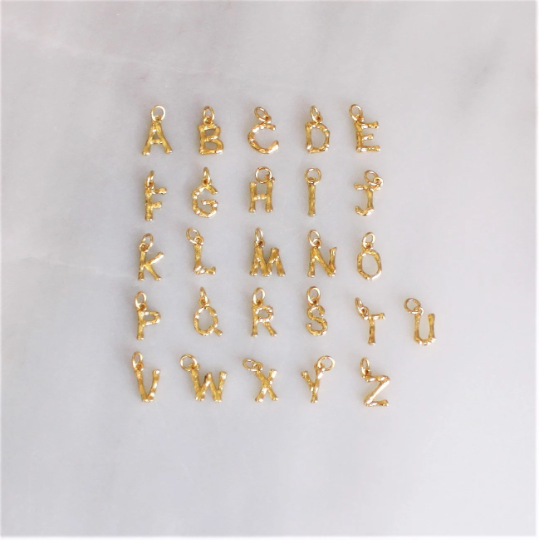 Bamboo Letter Add On Charm
