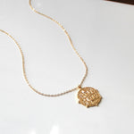 Zoe Gold Coin Necklace