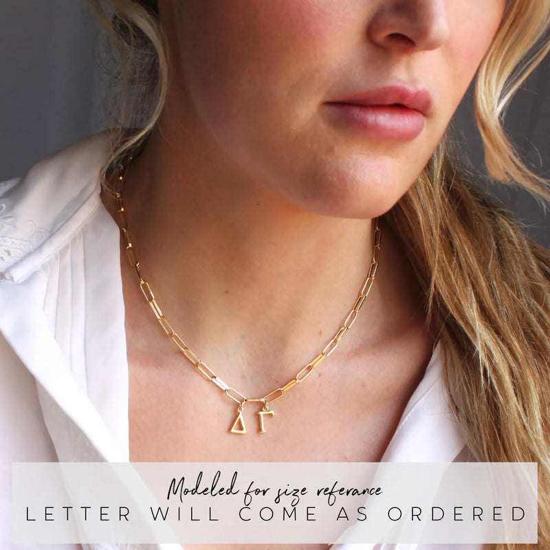 Delta Zeta Letter Necklace