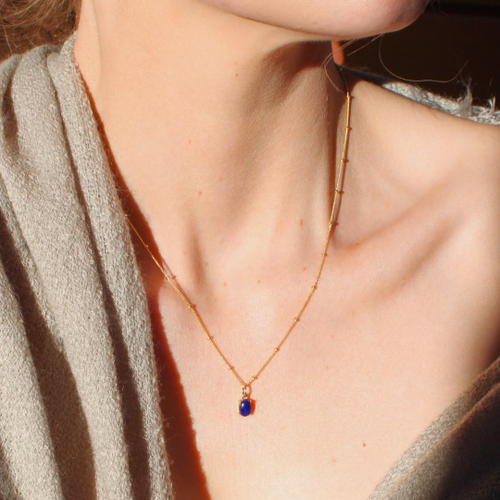 Fern Gemstone Necklace