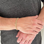 Men's 6mm Curb Chain Gold Bracelet