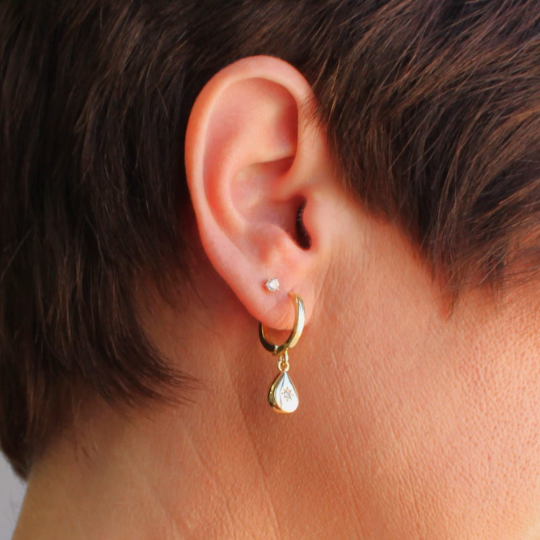 Kennedi Gold Huggie Hoops