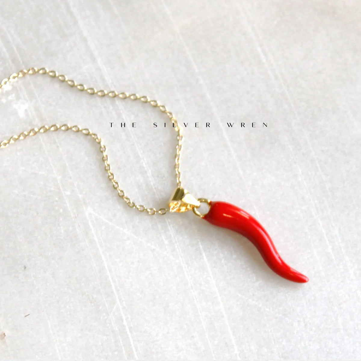 Pepper Pendant Charm Necklace