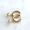 Opal Star Hoops