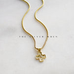 Gold Cross Pendant Necklace