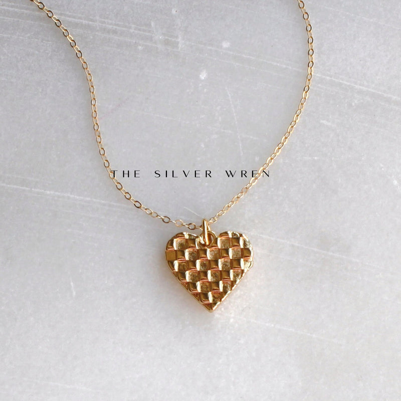 Luella Gold Heart Pendant Necklace