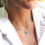 Cori Turquoise Drop Necklace