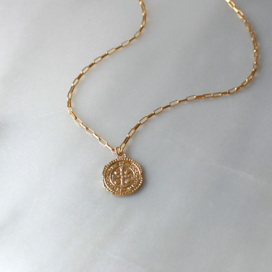 Rayne Gold Coin Pendant Necklace