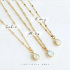 Joelle Moonstone Drop Necklace