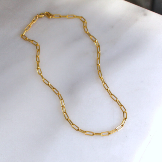 Cleo Paperclip Necklace