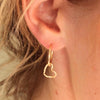 Dangle Charm Hoops