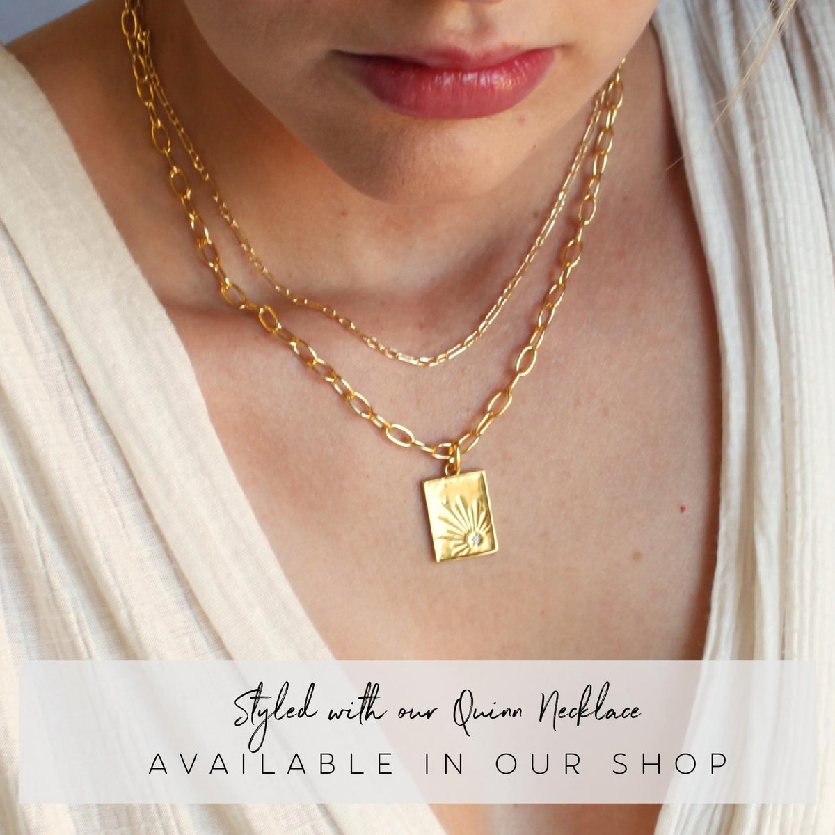 Allure Sun Pendant Necklace