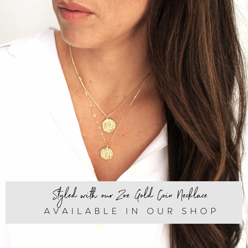 Rue Gold Coin Necklace