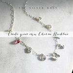 Evie Silver Charm Necklace