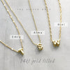 Slide Letter Initial Necklace