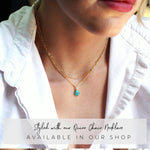 Cori Turquoise Drop Necklace