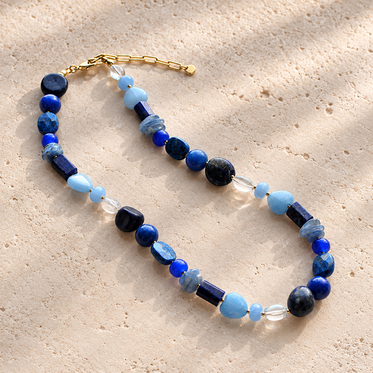 Blue Mesa Gemstone Layering Necklace
