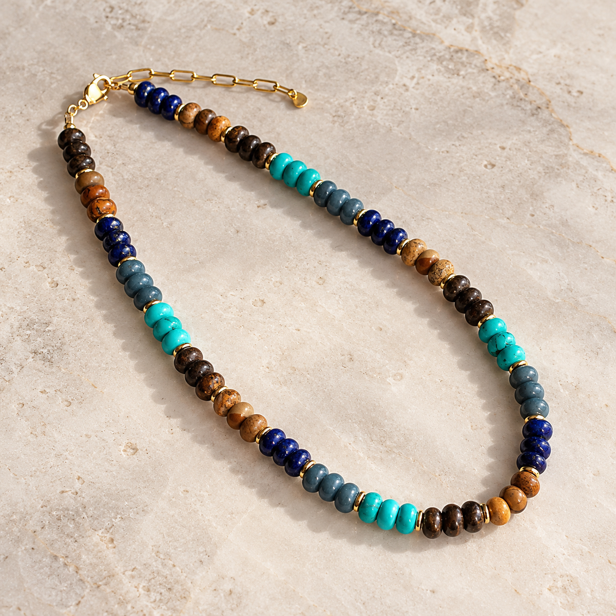 Canton Skies Stone Candy Necklace