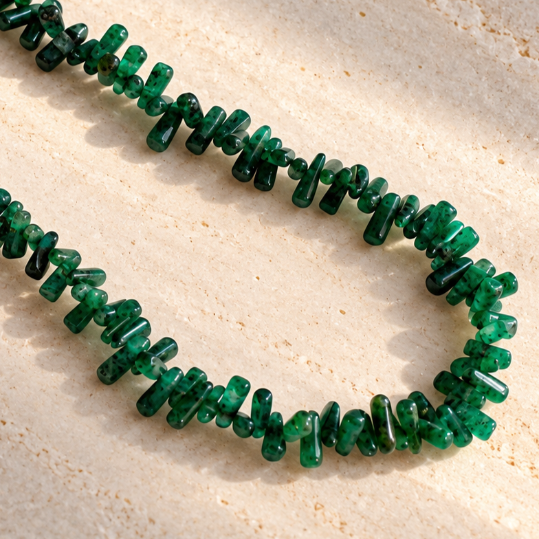 Esme Aventurine Gemstone Layering Necklaces