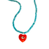 Fay Heart Beaded Necklace