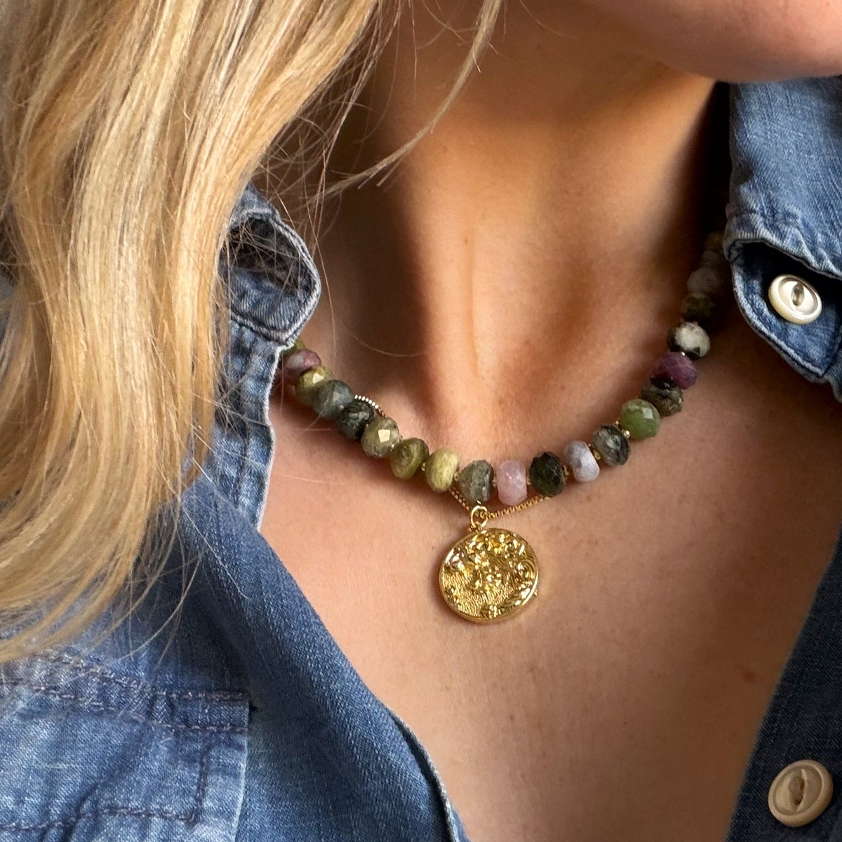 Sonoran Tourmaline Gemstone Necklace
