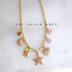 Pink Multi Charm Necklace