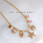 Pink Multi Charm Necklace